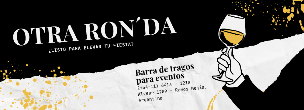 Barra de tragos para eventos 